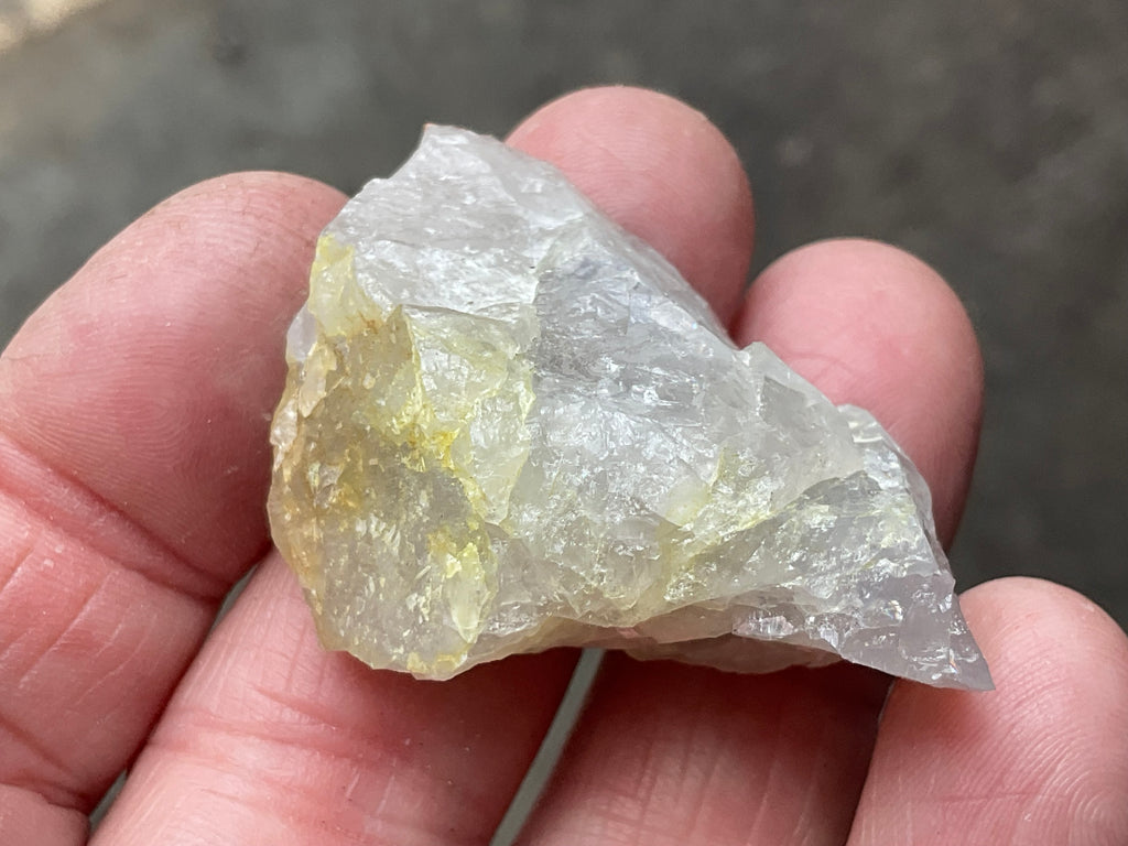 26g Sphalerite and Chalcopyrite in Clear Quartz Specimen from Broken Hill