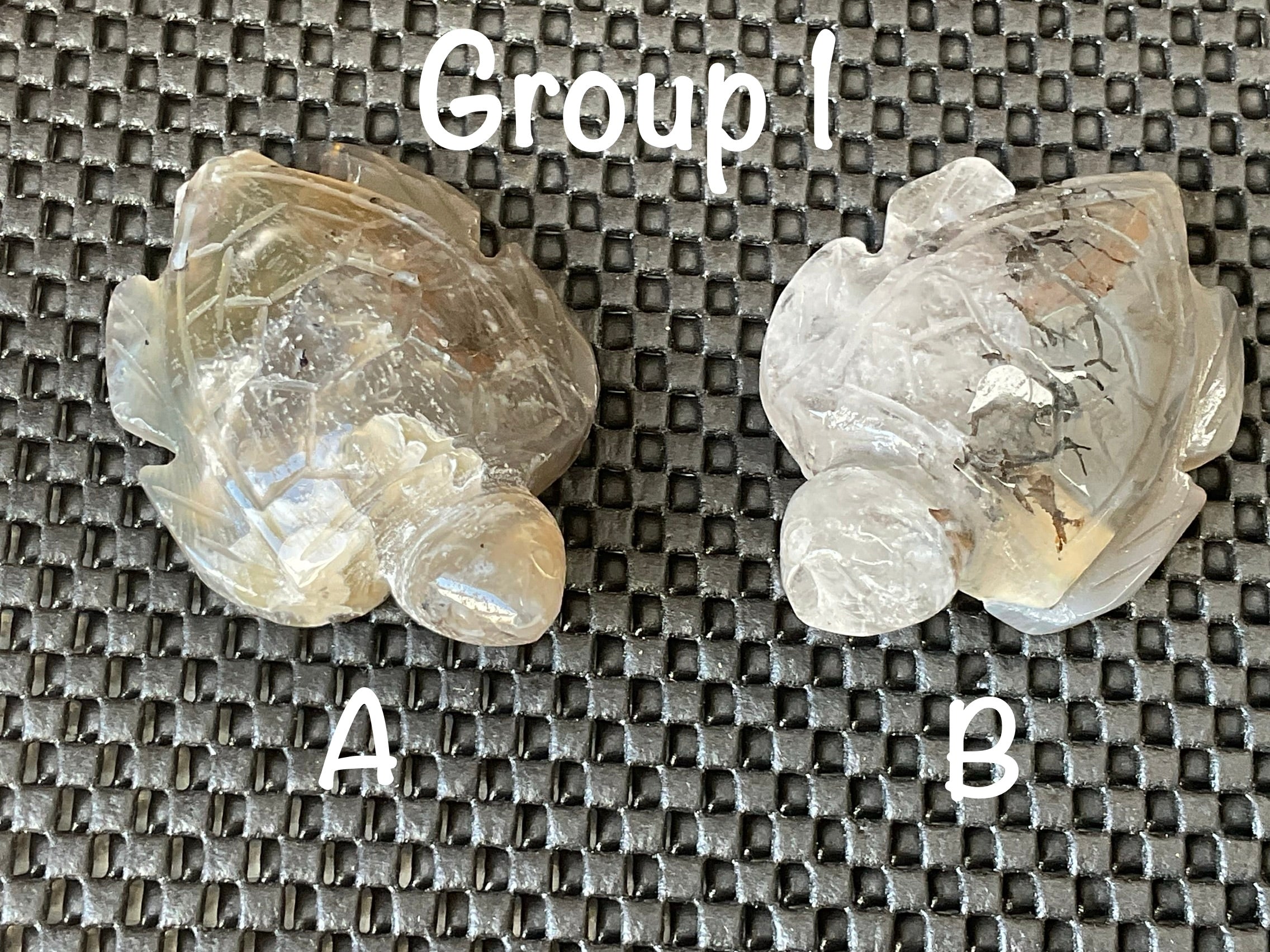 64g Quartz Carved Turtle 1B