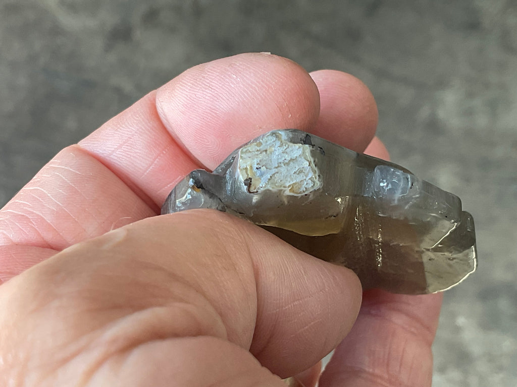 62g Carved Quartz Turtle 1A