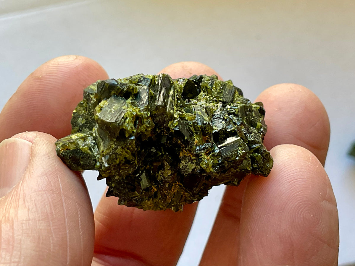 34g Dark Epidote Cluster 1C