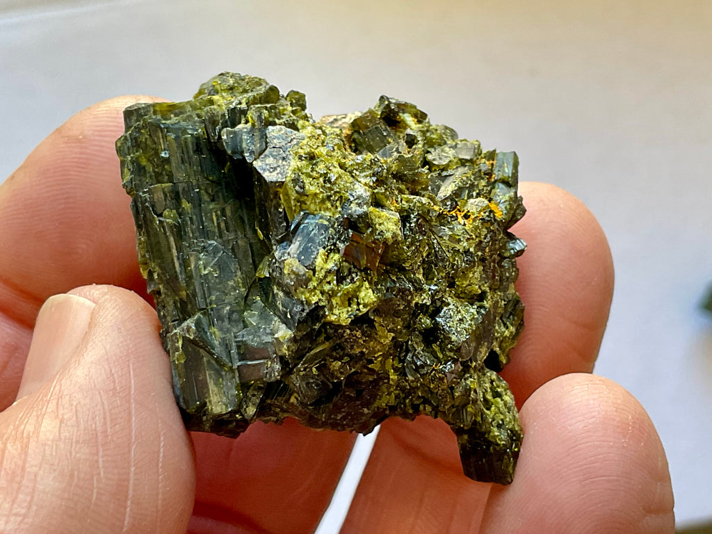 34g Dark Epidote Cluster 1C