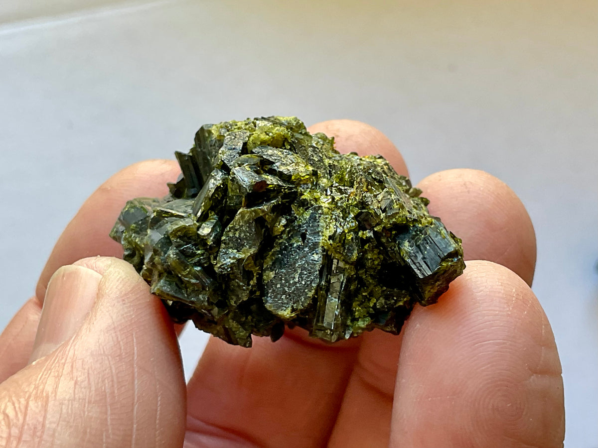 34g Dark Epidote Cluster 1C