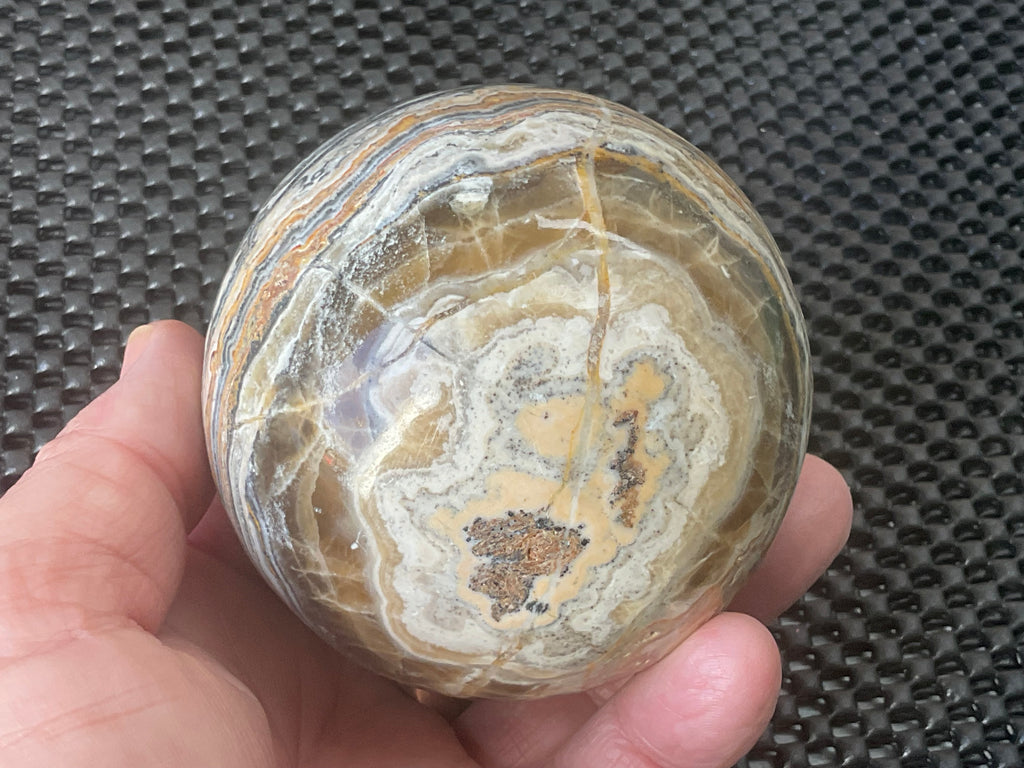616g Banded Calcite Sphere