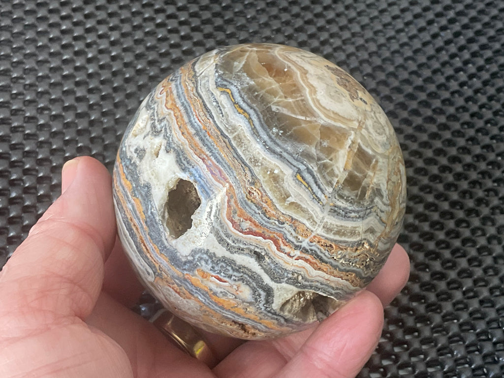 616g Banded Calcite Sphere