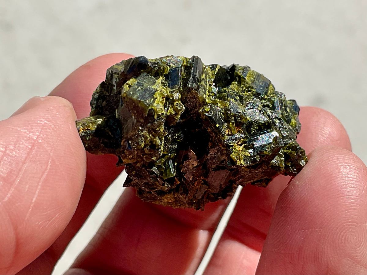 34g Dark Epidote Cluster 1C
