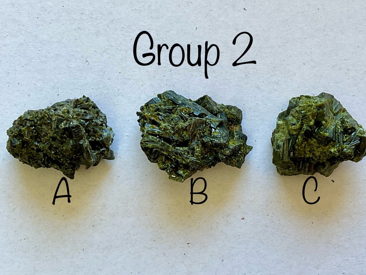 70g Dark Epidote Cluster 2B