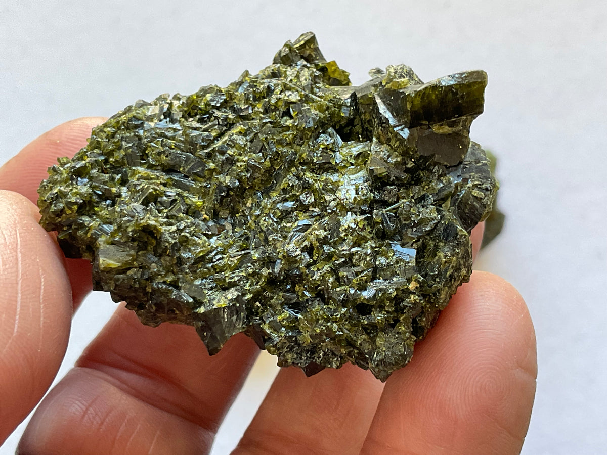66g Dark Epidote Cluster 2A