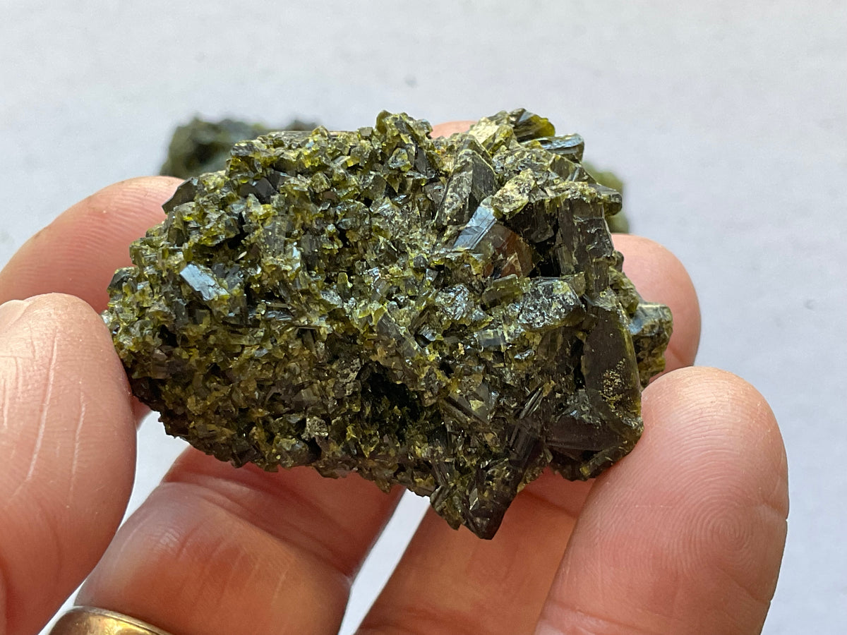 66g Dark Epidote Cluster 2A