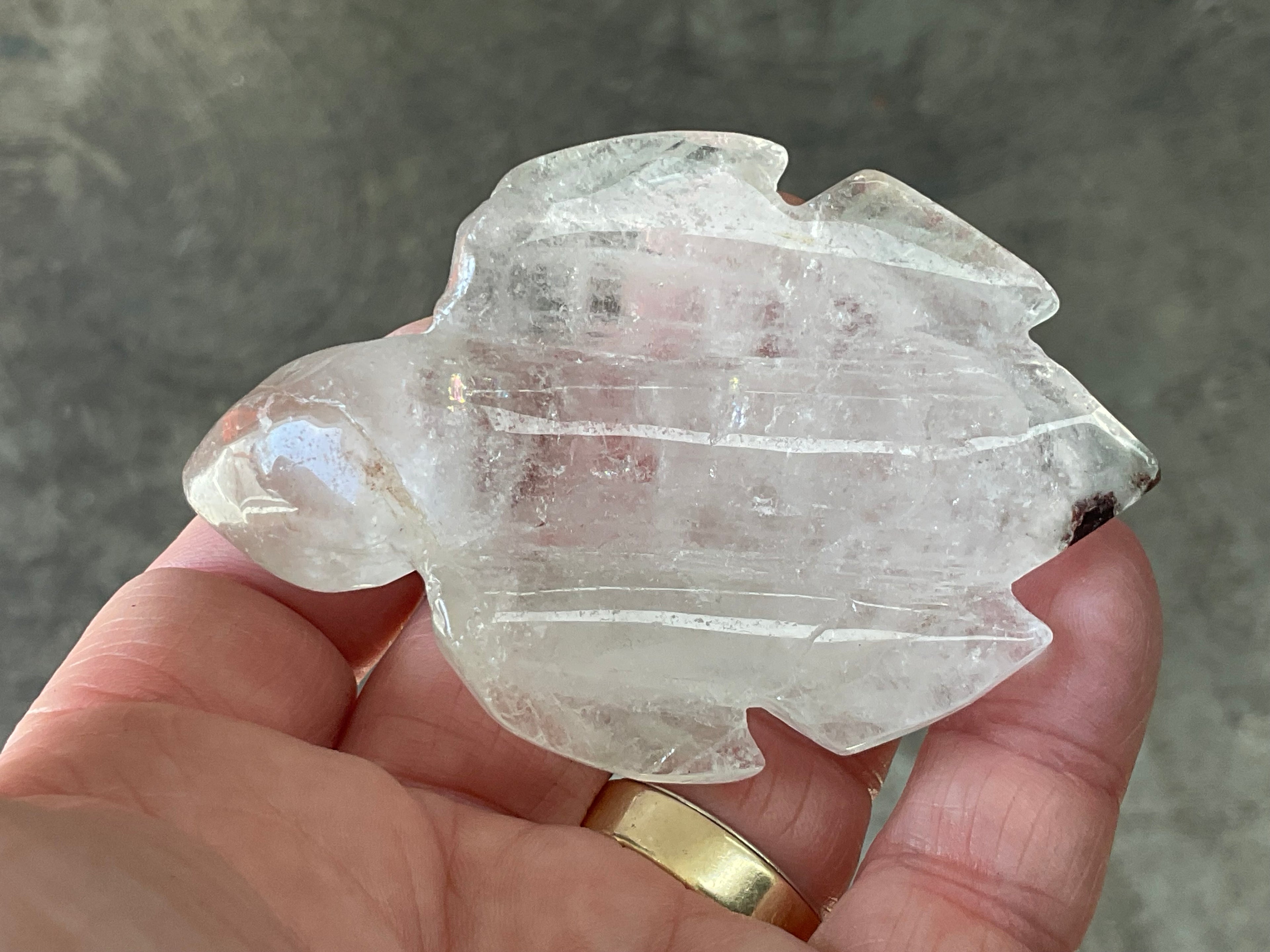 92g Quartz Carved Turtle 2A