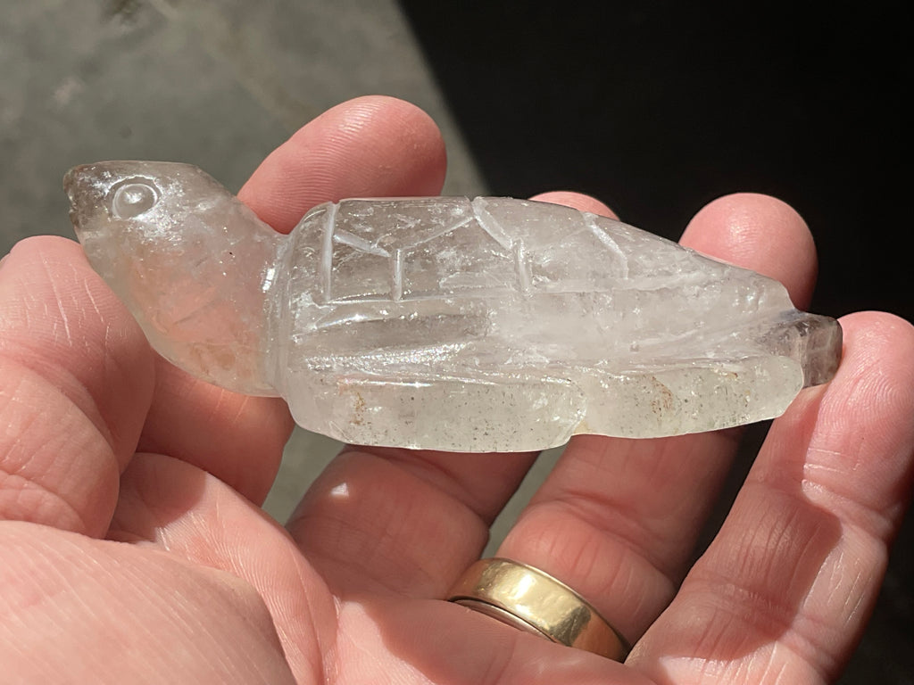 92g Quartz Carved Turtle 2A