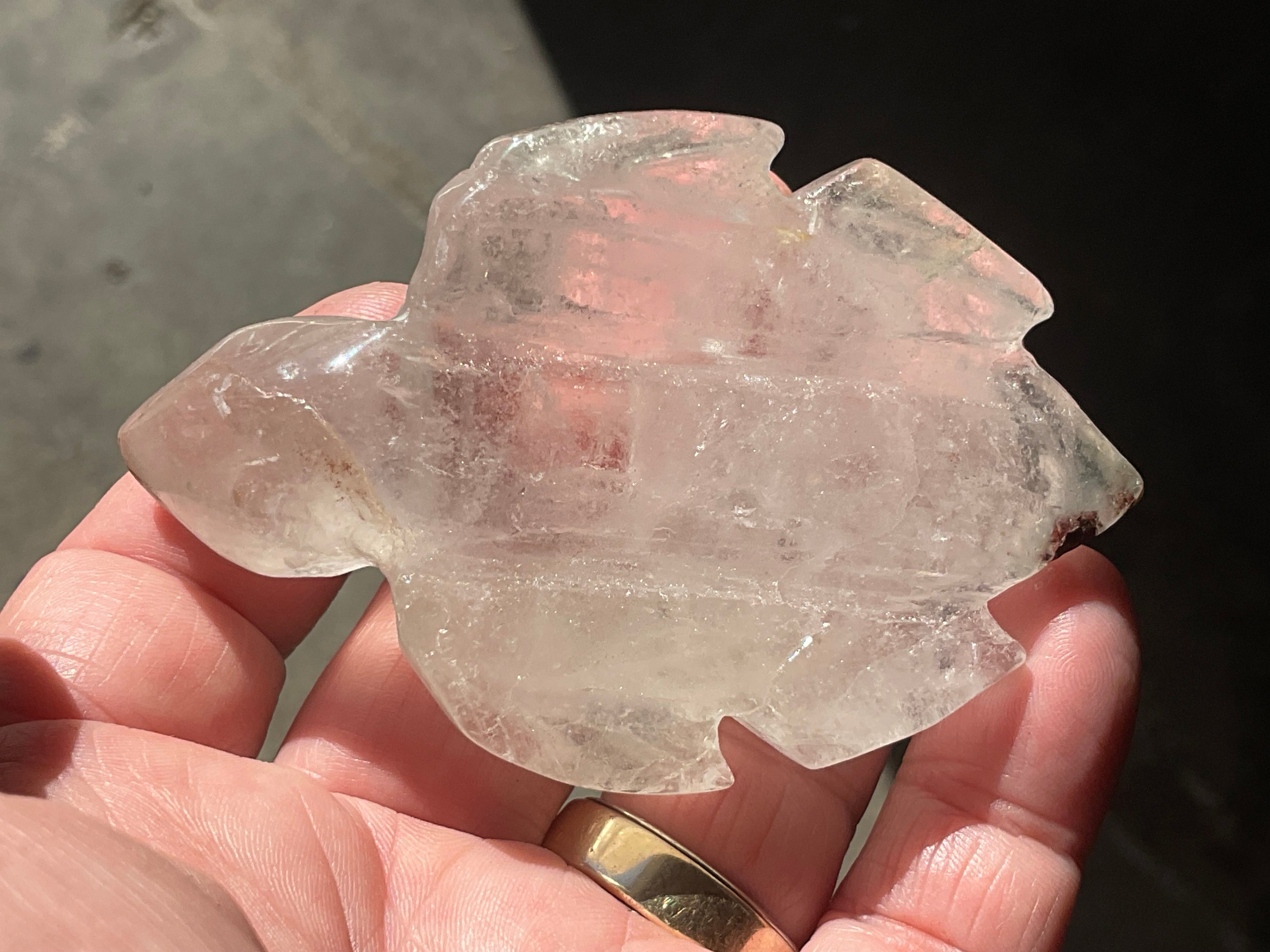 92g Quartz Carved Turtle 2A