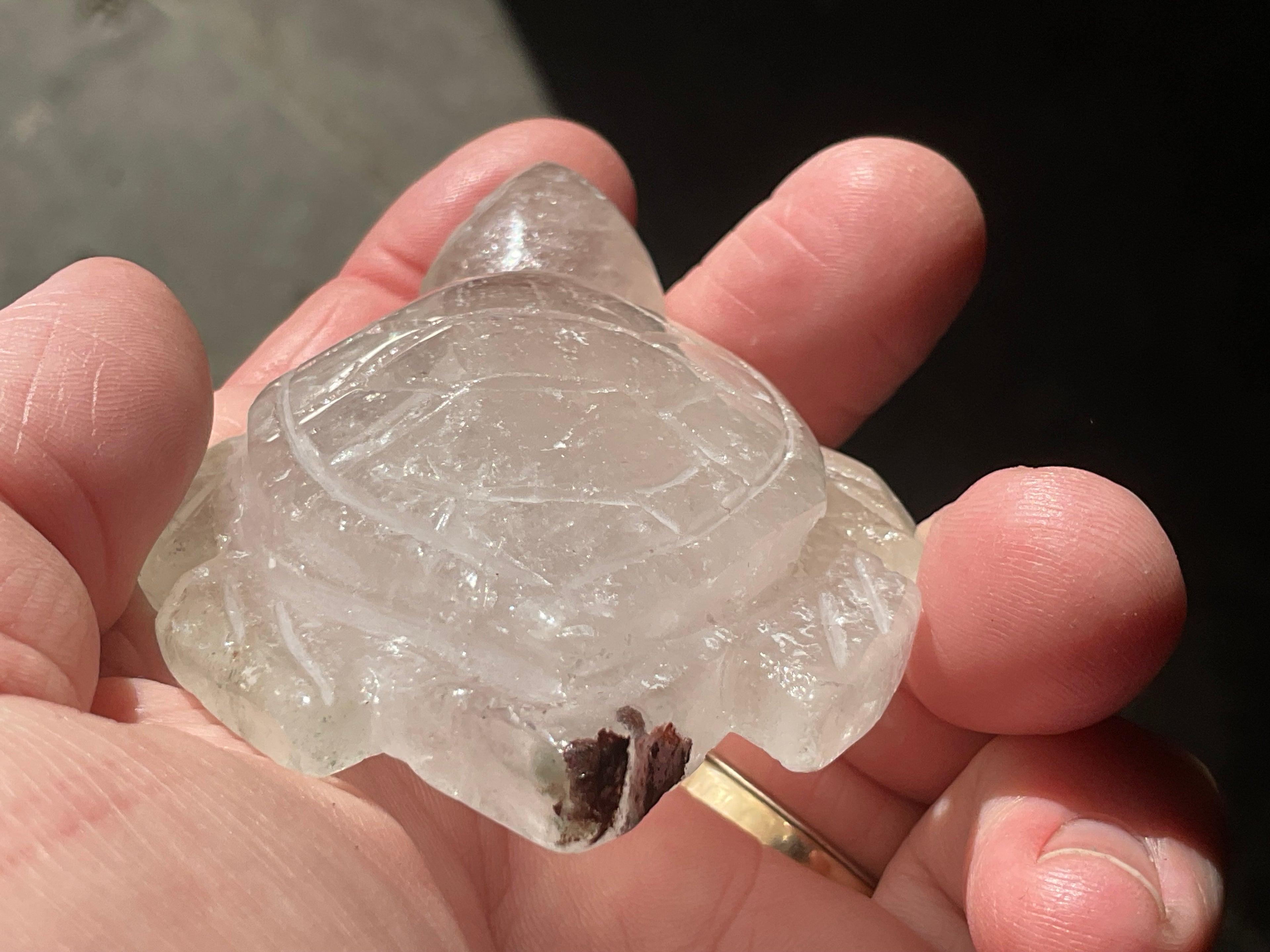 92g Quartz Carved Turtle 2A