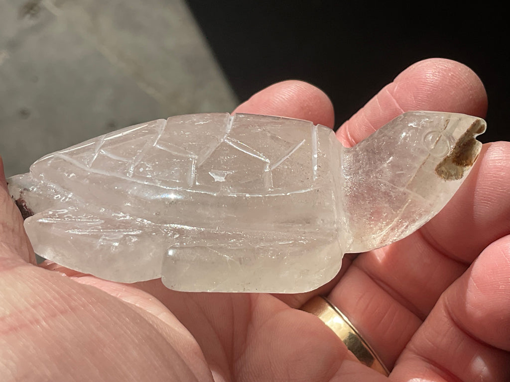 92g Quartz Carved Turtle 2A