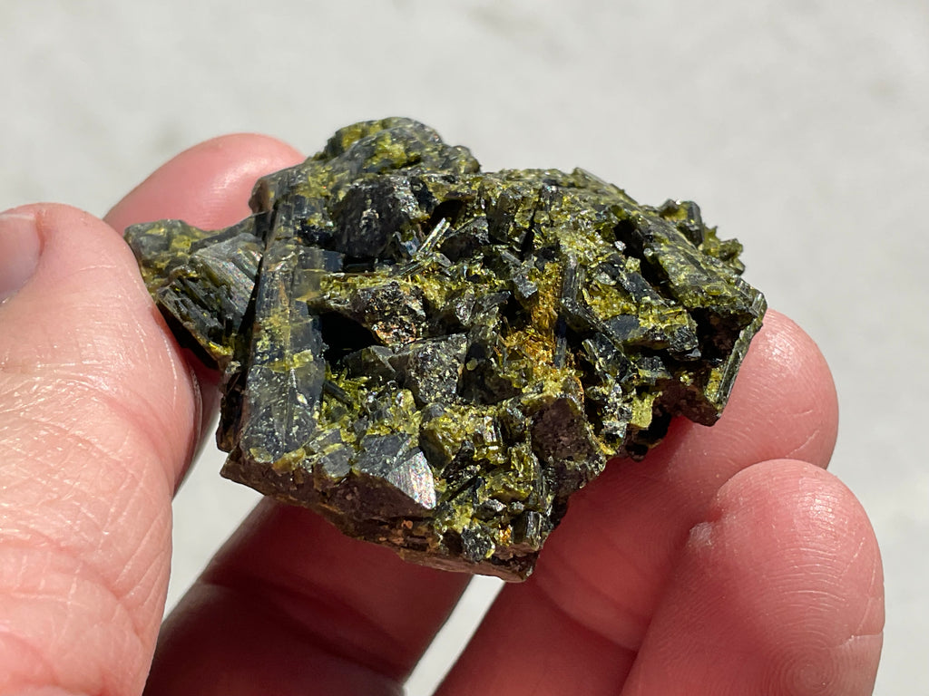 70g Dark Epidote Cluster 2B