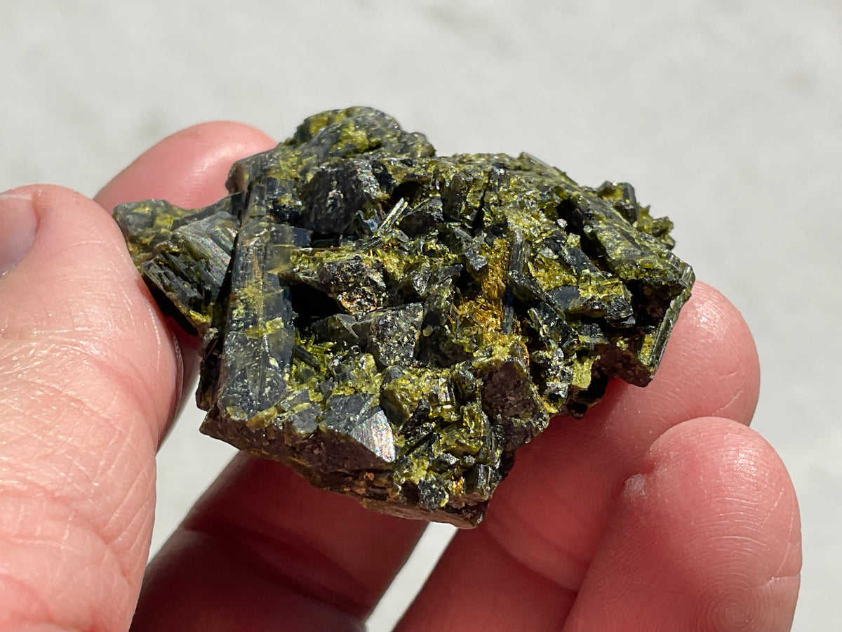 70g Dark Epidote Cluster 2B