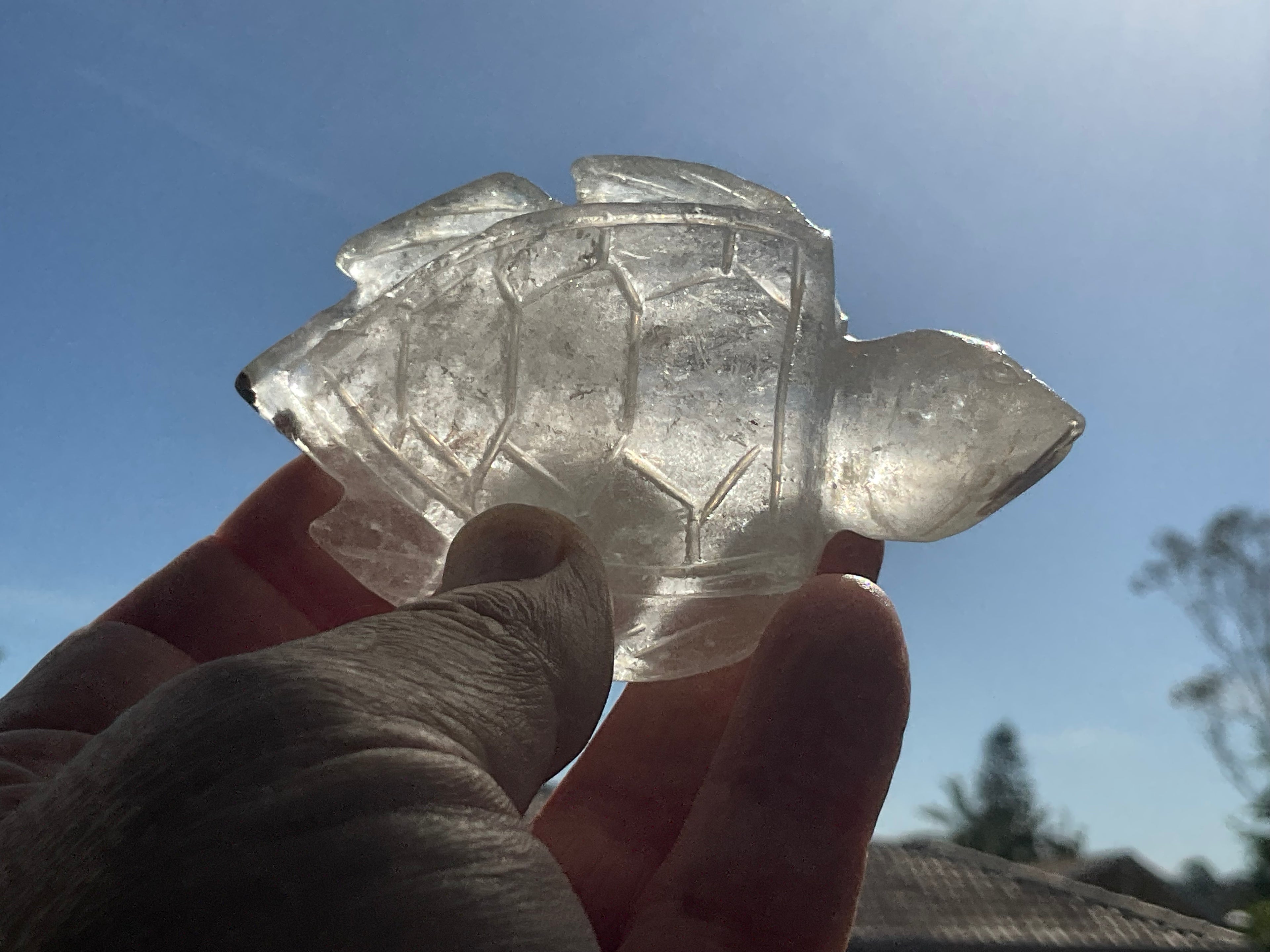 92g Quartz Carved Turtle 2A