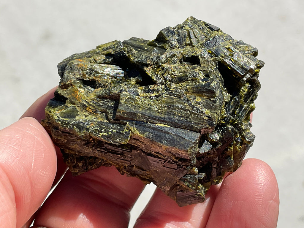 70g Dark Epidote Cluster 2B