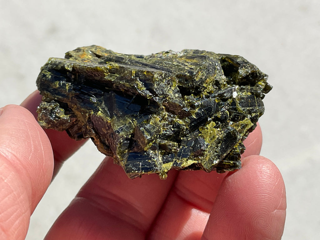 70g Dark Epidote Cluster 2B