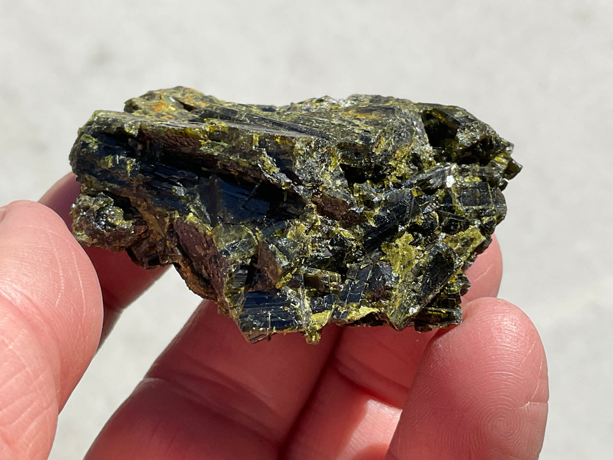 70g Dark Epidote Cluster 2B
