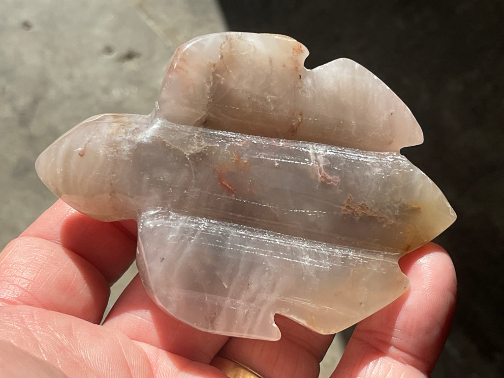 94g Carved Quartz Turtle 2B