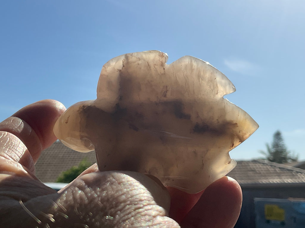 94g Carved Quartz Turtle 2B