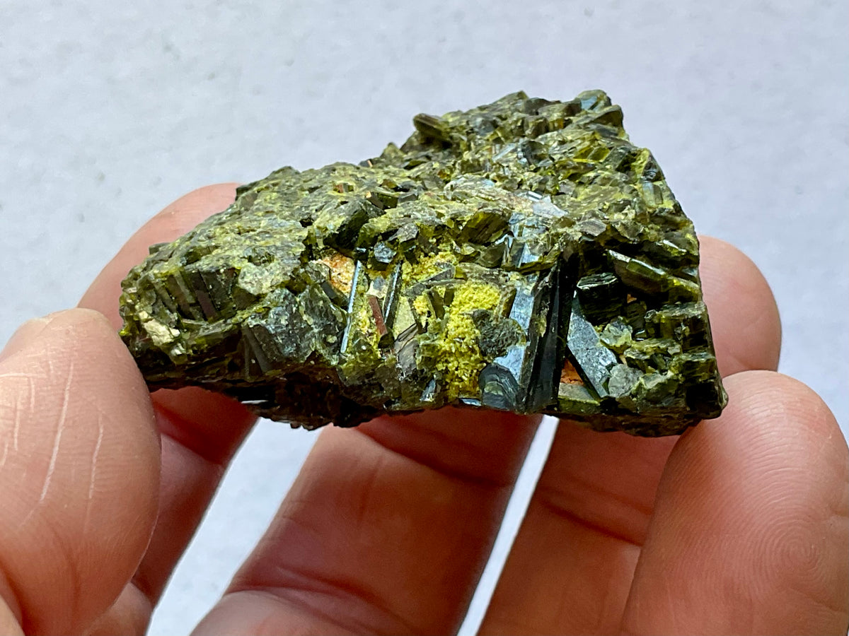 74g Dark Epidote Cluster 3A
