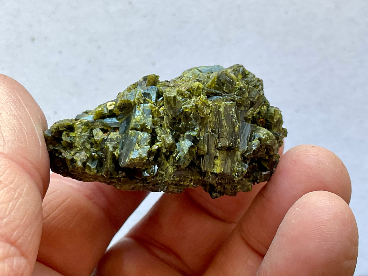 74g Dark Epidote Cluster 3A