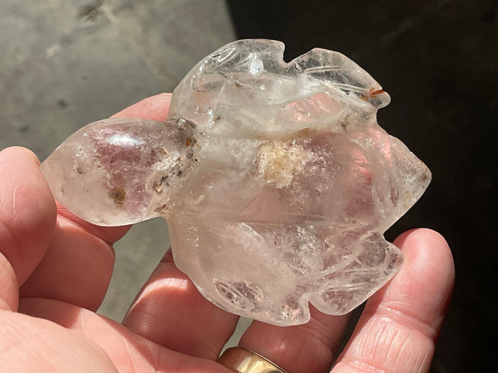 100g Carved Quartz Turtle 3A