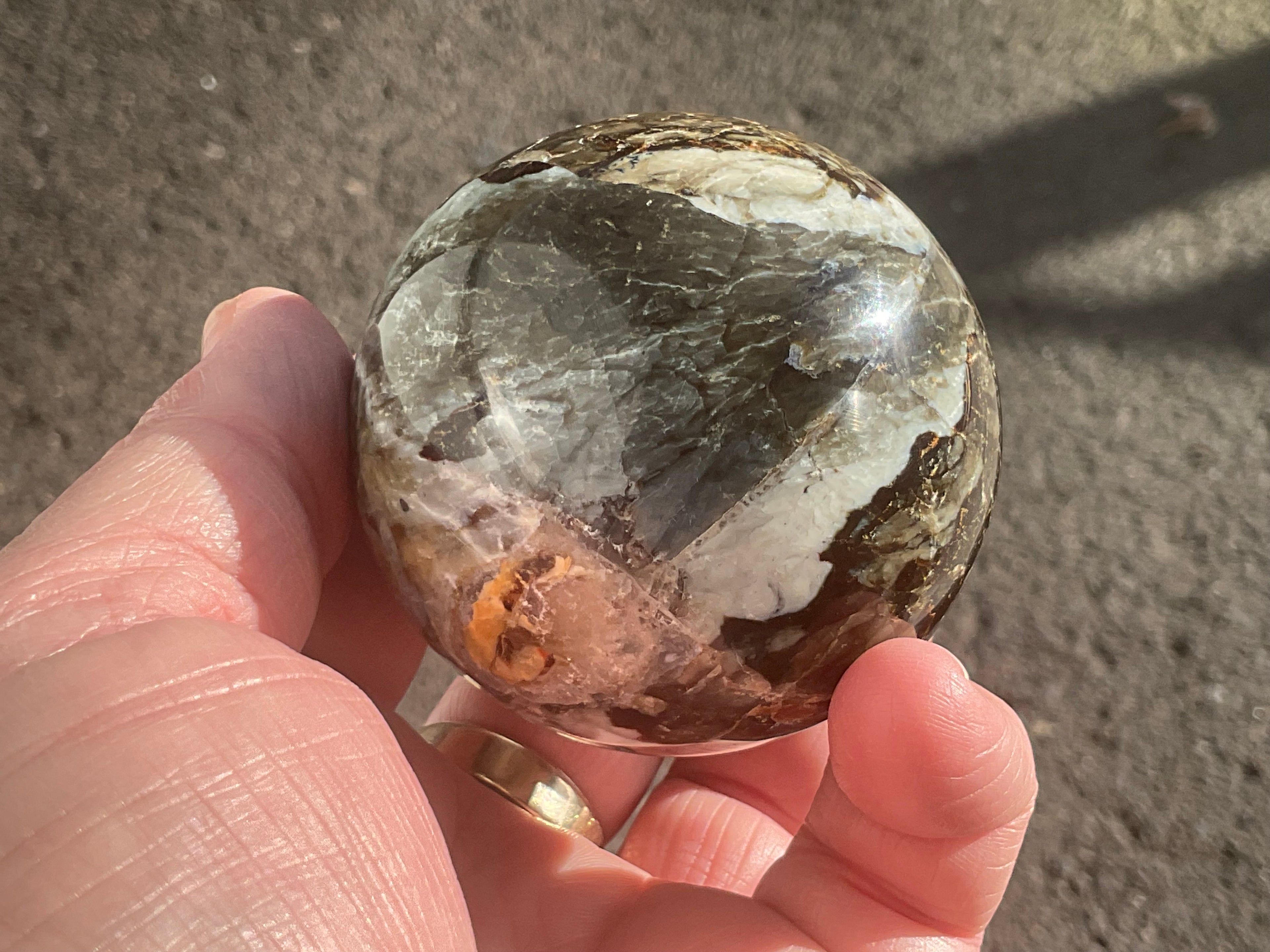 207g Duad Jasper Sphere 1B