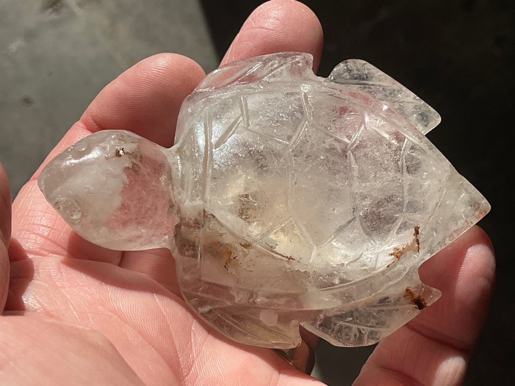 100g Carved Quartz Turtle 3A