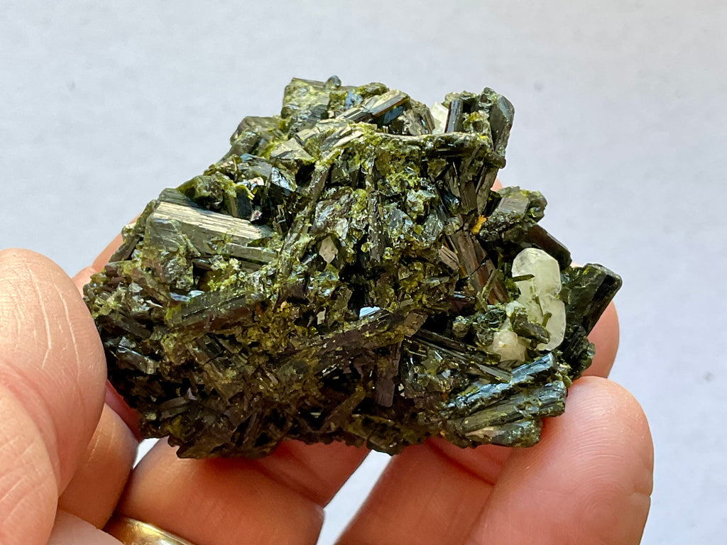 80g Dark Epidote Cluster 3B