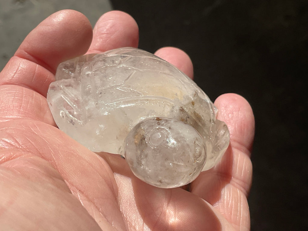 100g Carved Quartz Turtle 3A