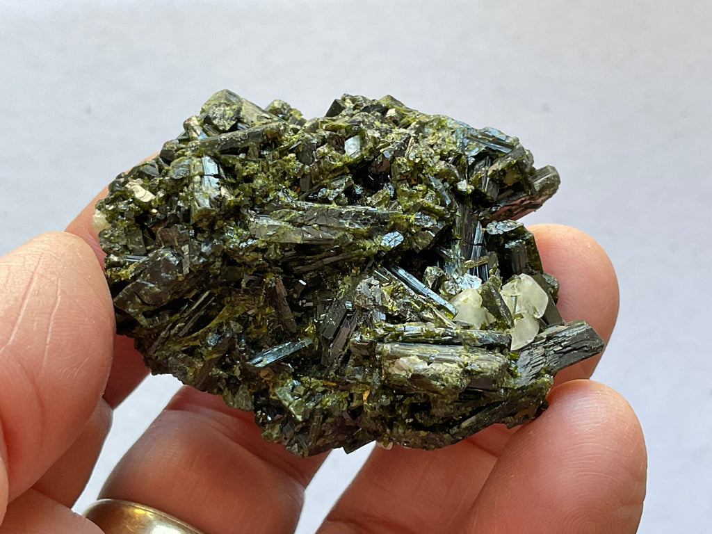 80g Dark Epidote Cluster 3B