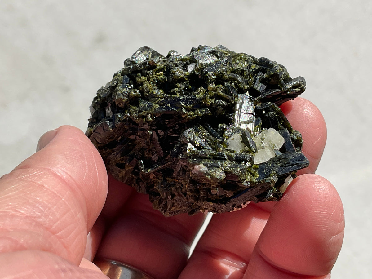 80g Dark Epidote Cluster 3B