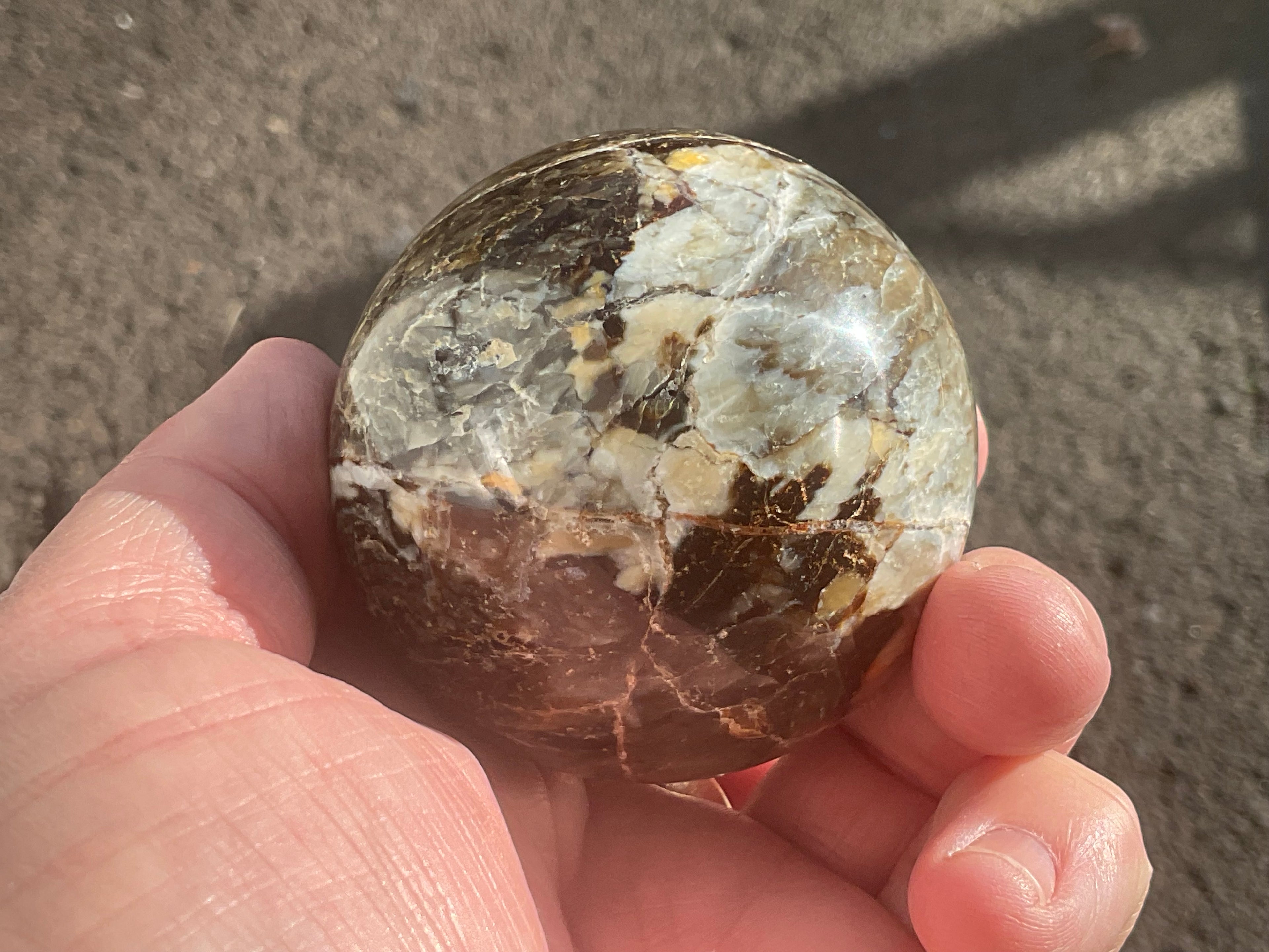 207g Duad Jasper Sphere 1B
