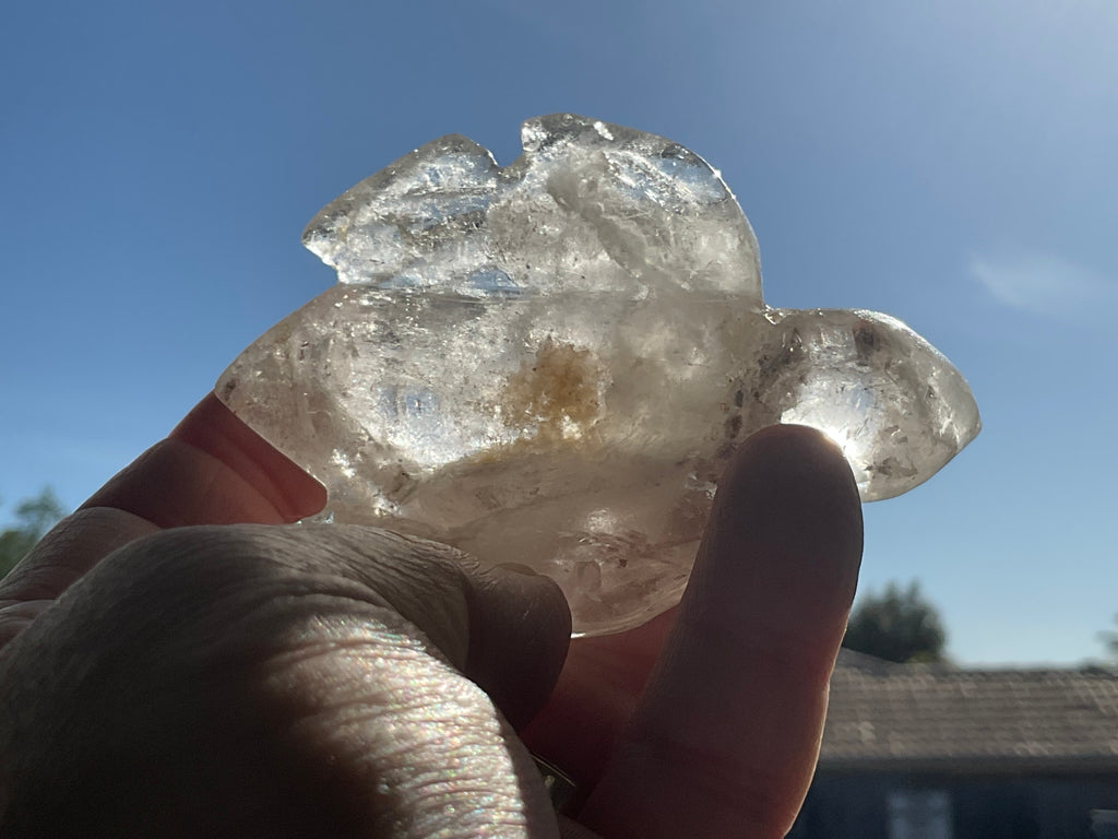 100g Carved Quartz Turtle 3A