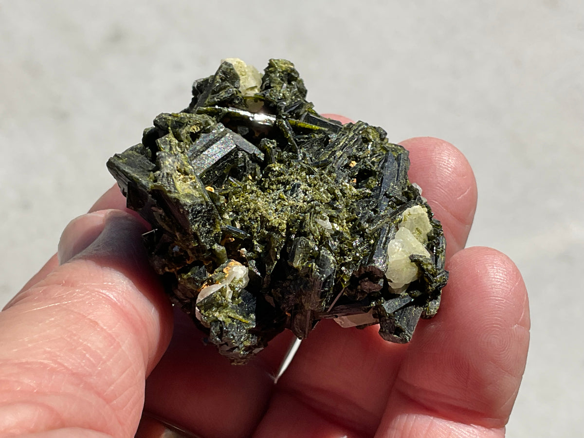 80g Dark Epidote Cluster 3B
