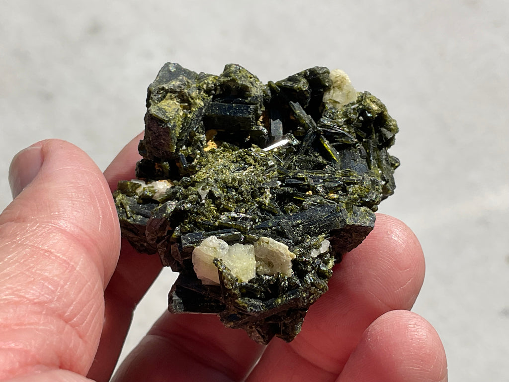 80g Dark Epidote Cluster 3B