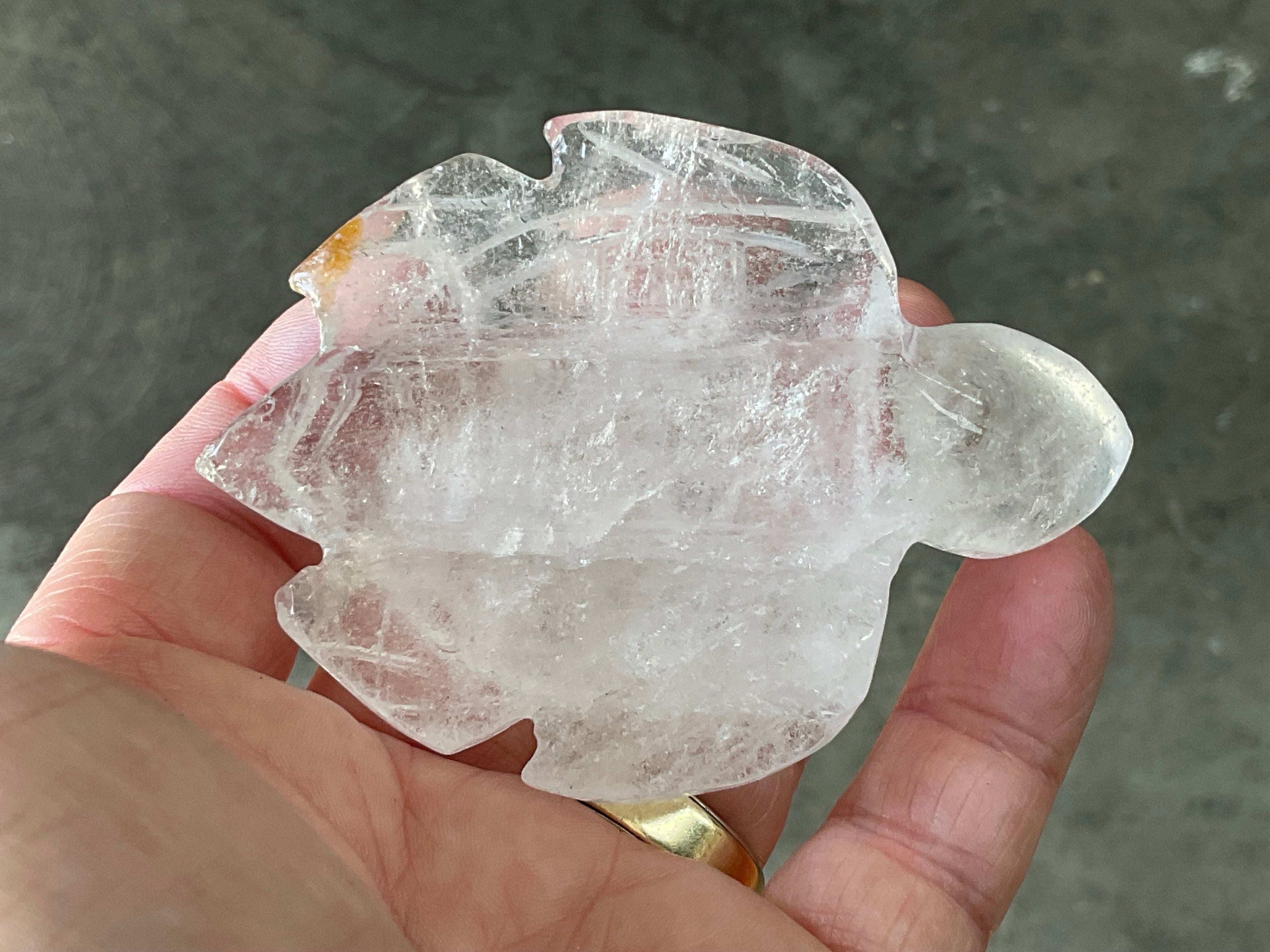 120g Carved Quartz Turtle 3C