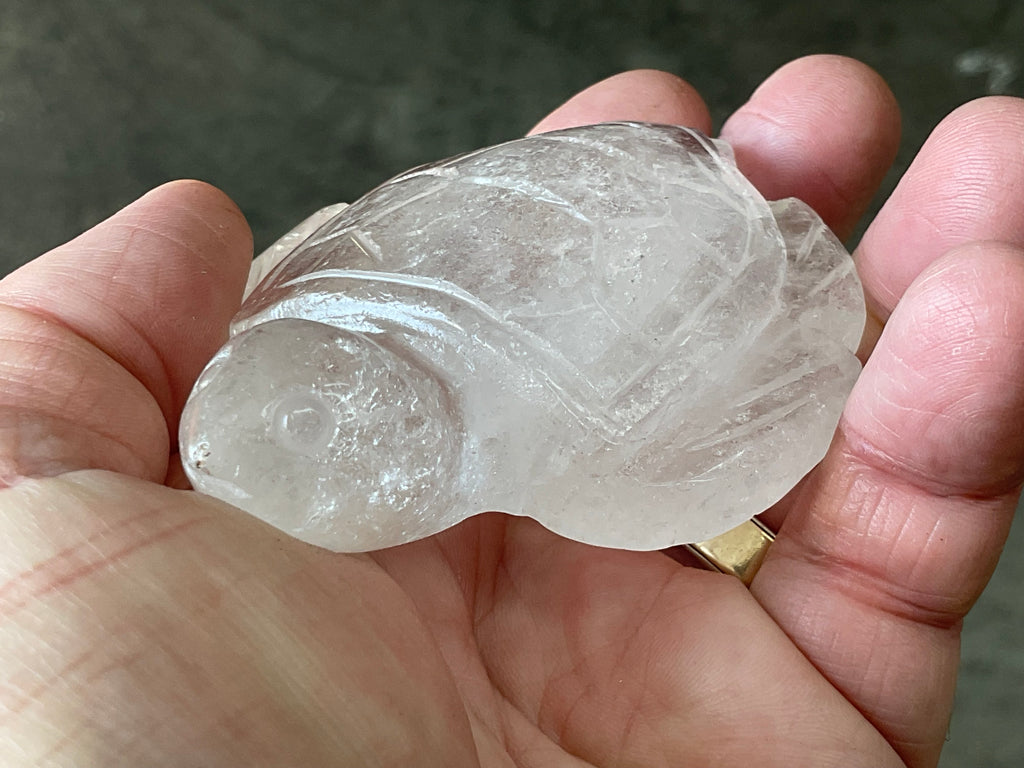 120g Carved Quartz Turtle 3C