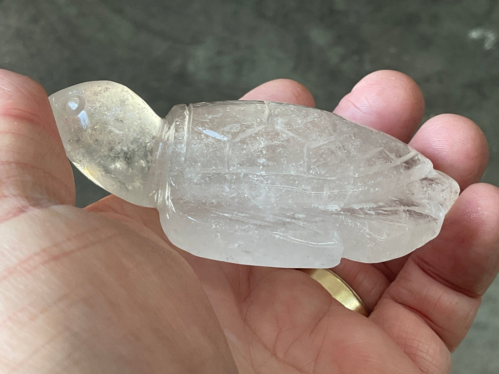 120g Carved Quartz Turtle 3C