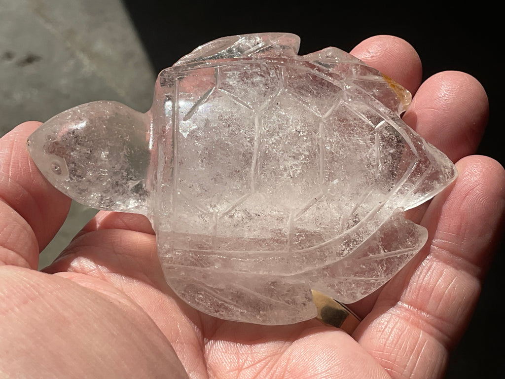120g Carved Quartz Turtle 3C