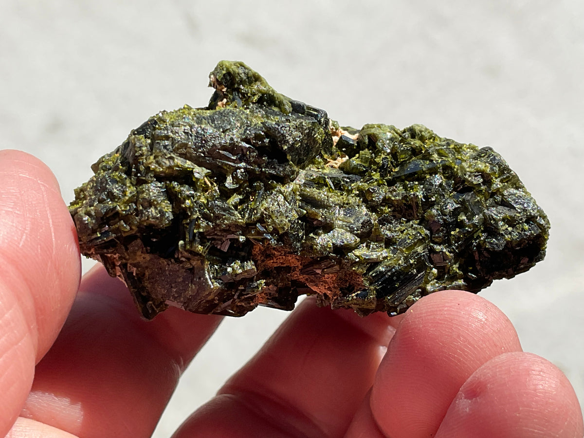 88g Dark Epidote Cluster 3C
