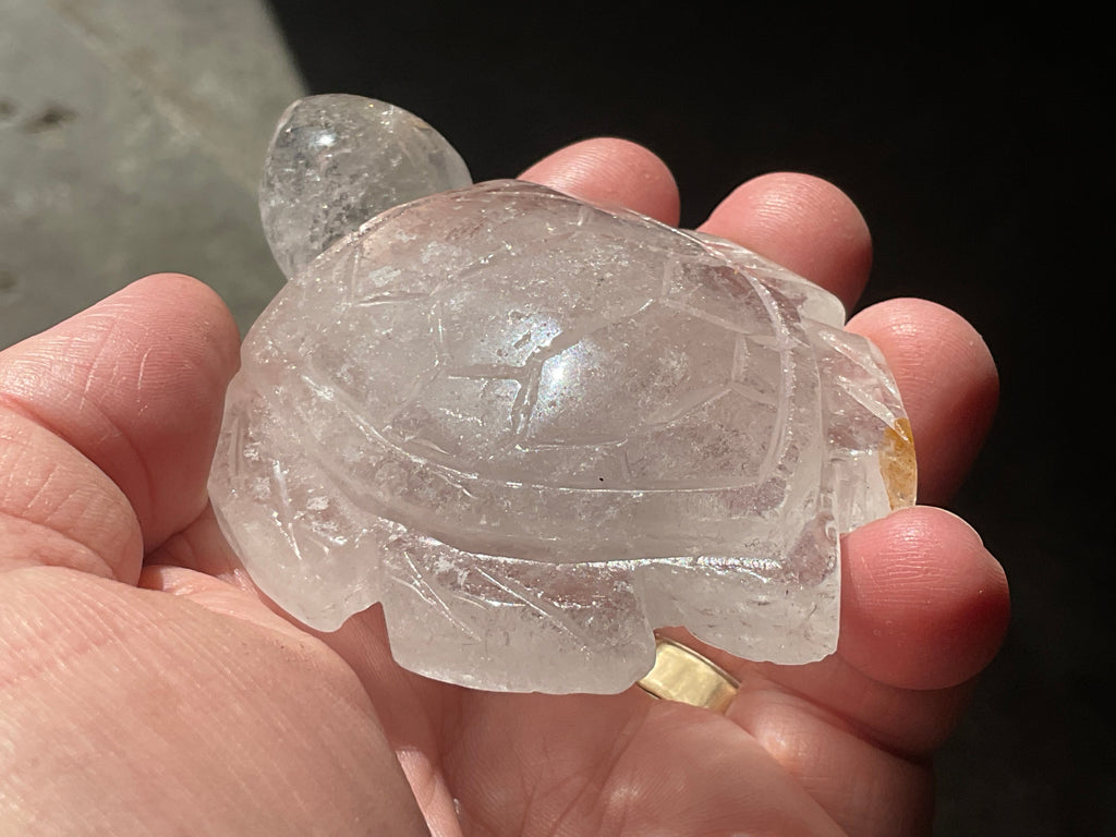 120g Carved Quartz Turtle 3C