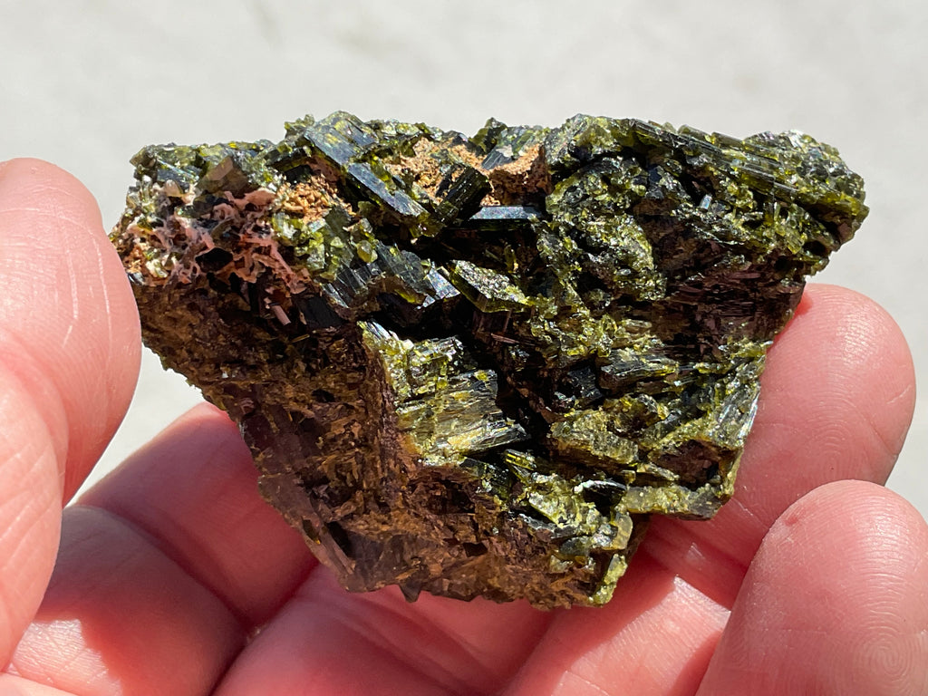 88g Dark Epidote Cluster 3C
