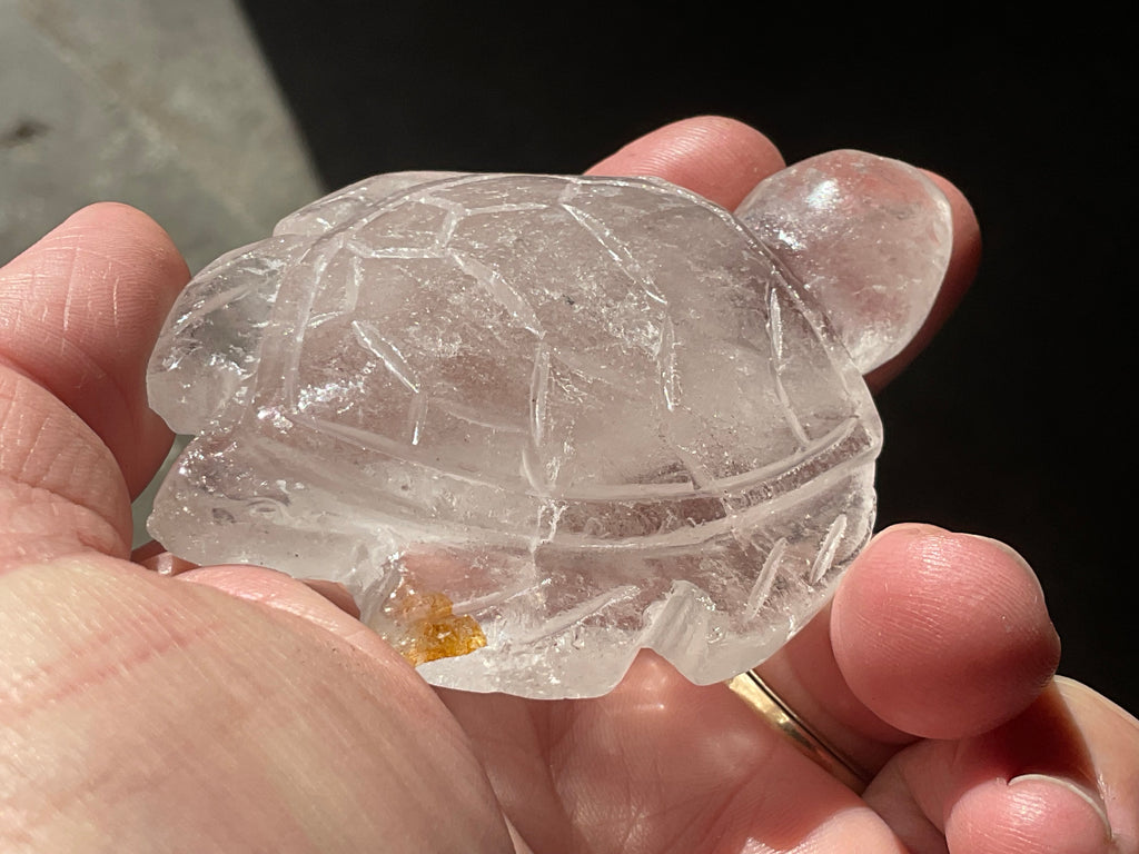120g Carved Quartz Turtle 3C