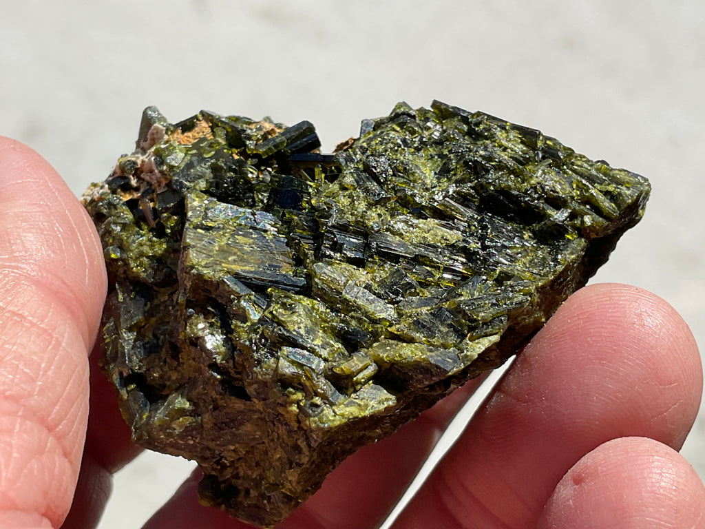 88g Dark Epidote Cluster 3C