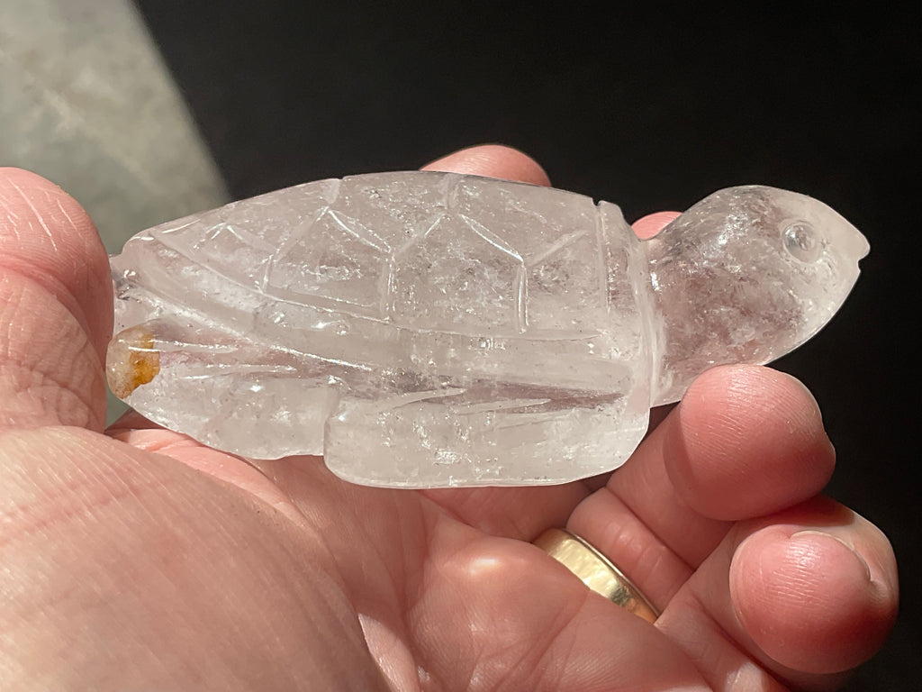 120g Carved Quartz Turtle 3C