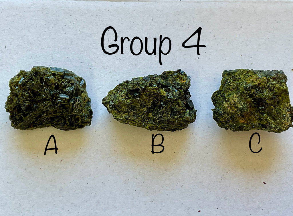 108g Dark Epidote Cluster 4C