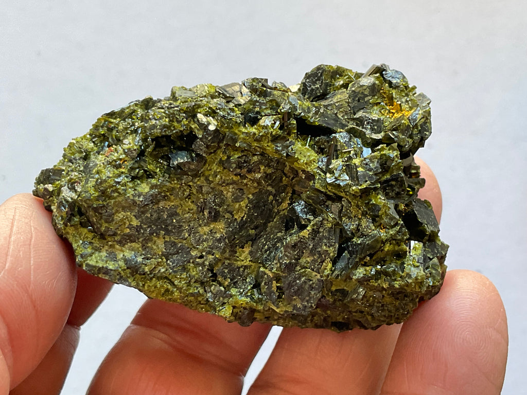 102g Dark Epidote Cluster 4B
